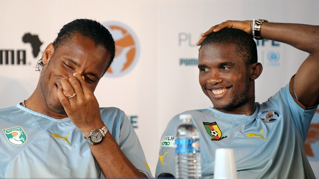 drogba etoo football can joueur cameroun cote ivoir 09876